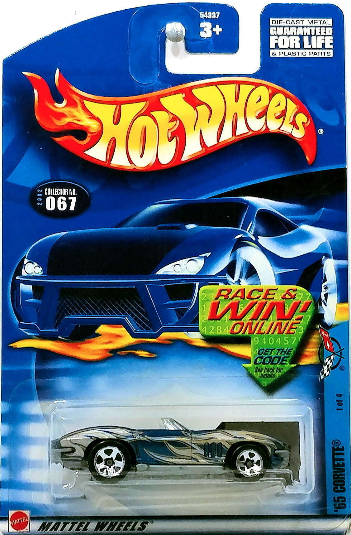 Hot Wheels '65 Corvette 2002 (54337)