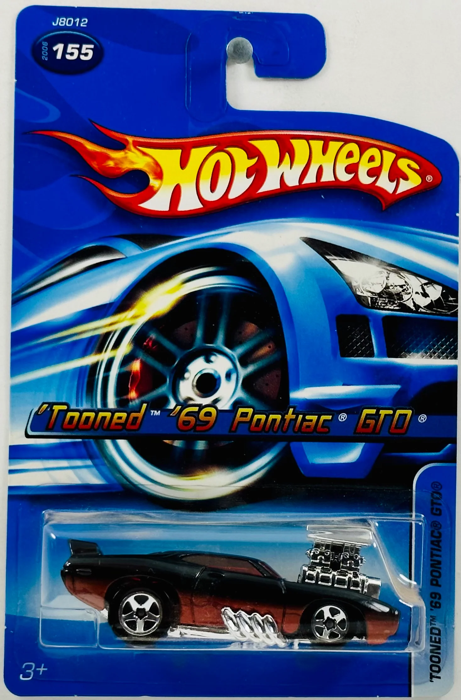 Hot Wheels 'Tooned '69 Pontiac GTO 2006 (J8012)