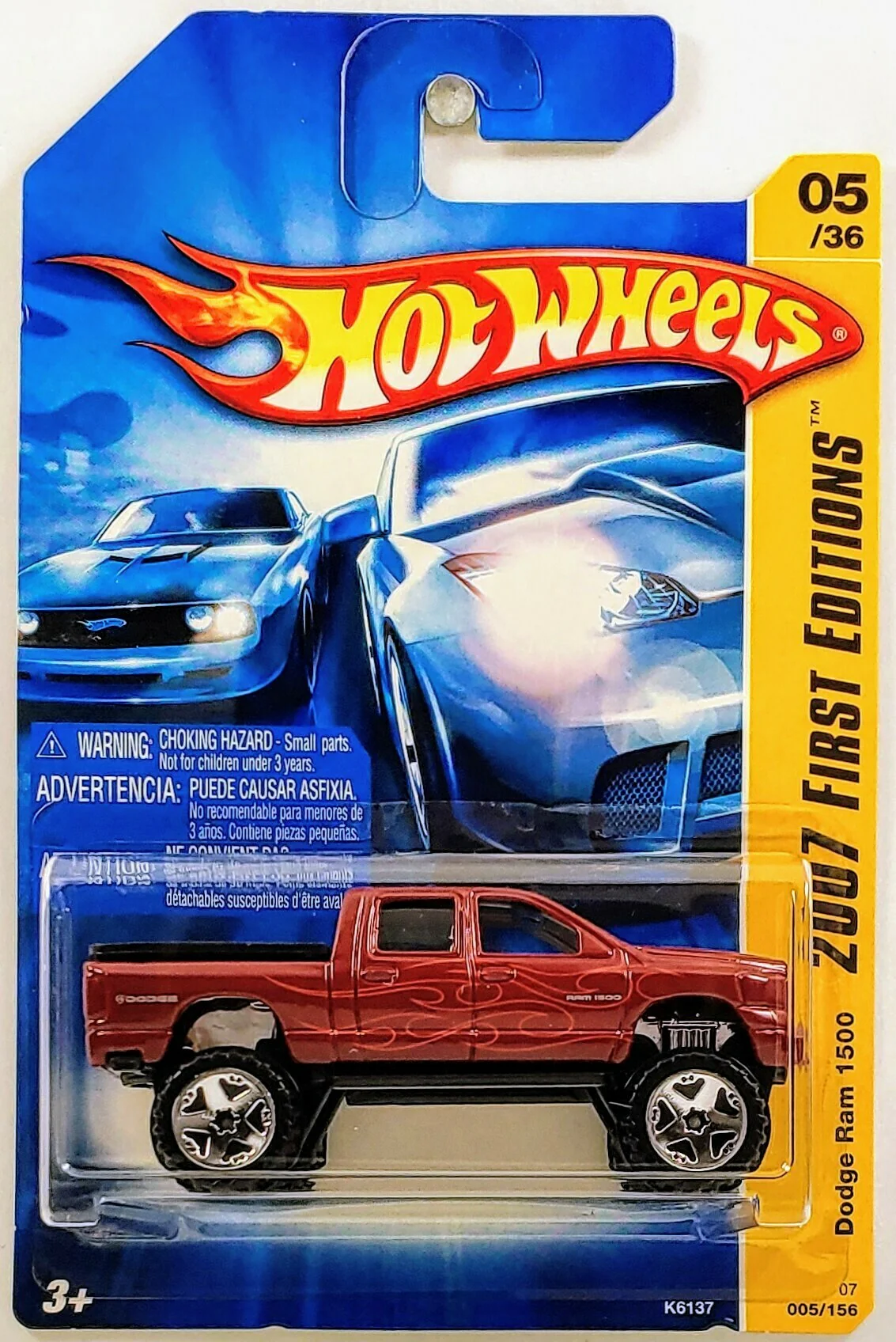 Hot Wheels Dodge Ram 1500 2007 (K6137)