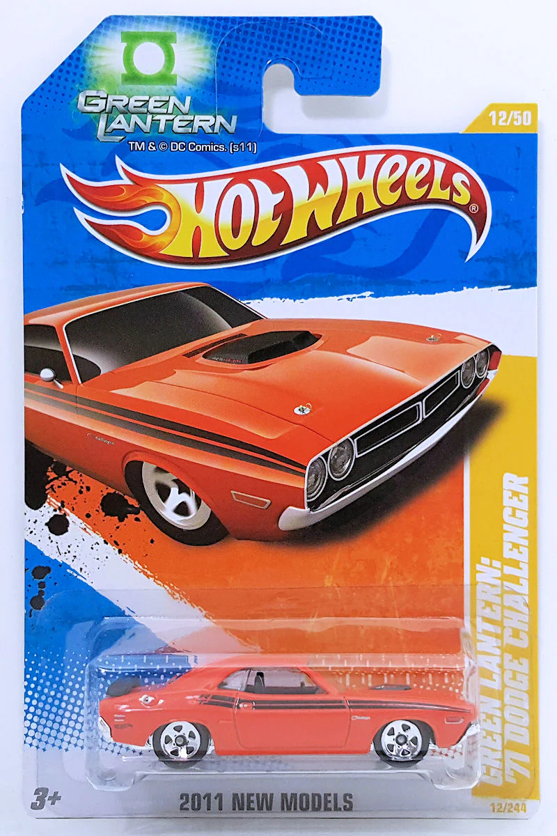 Hot Wheels Green Lantern: '71 Dodge Challenger 2011 (T9996)