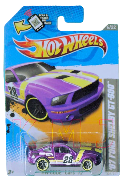 Hot Wheels '07 Ford Shelby GT-500 2012 (V5599)