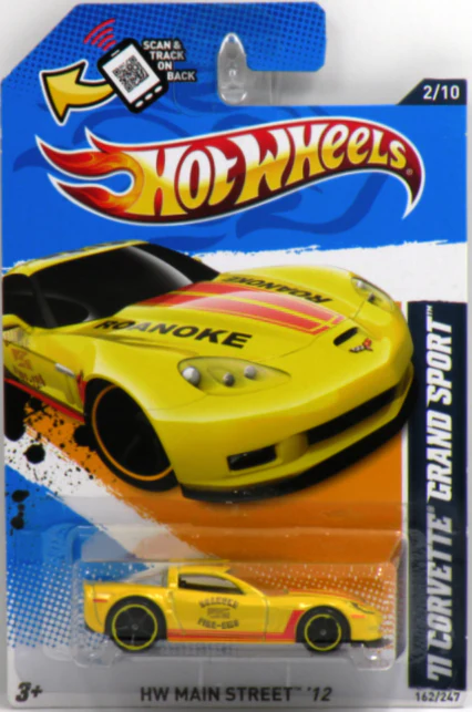 Hot Wheels '11 Corvette Grand Sport 2012 (W4445)