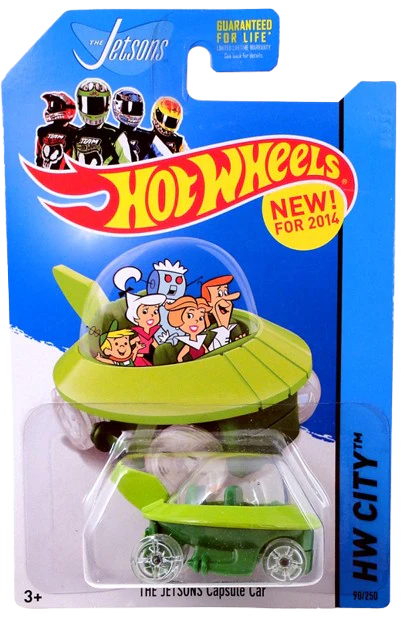 Hot Wheels The Jetsons Capsule Car 2014 (BDC93)