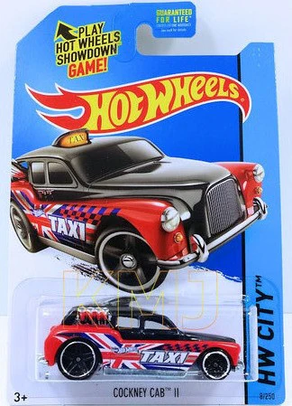 Hot Wheels Cockney Cab II 2015 (CFH32)
