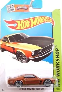 Hot Wheels '69 Ford Mustang Boss 302 2015
