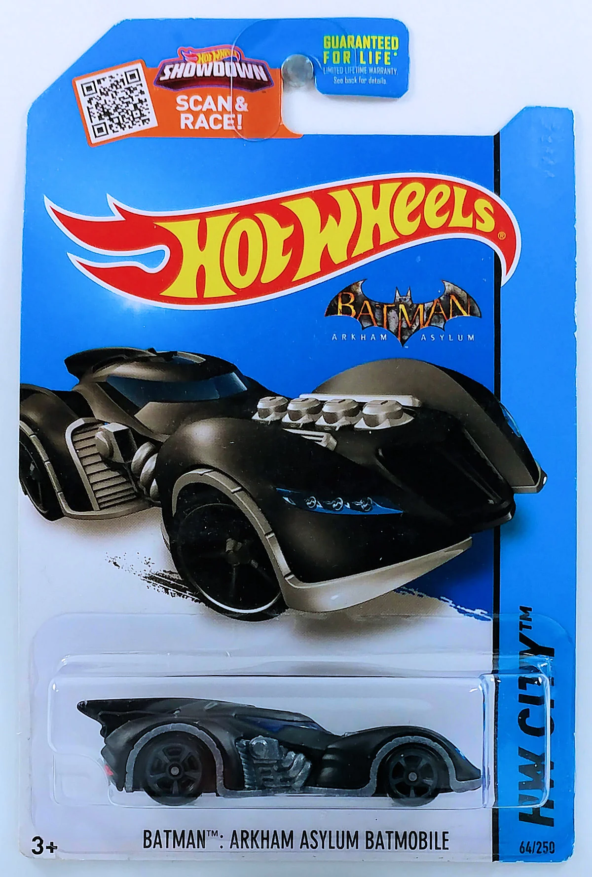 Hot Wheels Batman: Arkham Asylum Batmobile 2015 (CFK22)