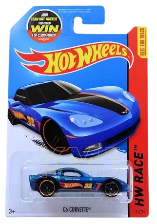 Hot Wheels C6 Corvette 2015 (CFK77)