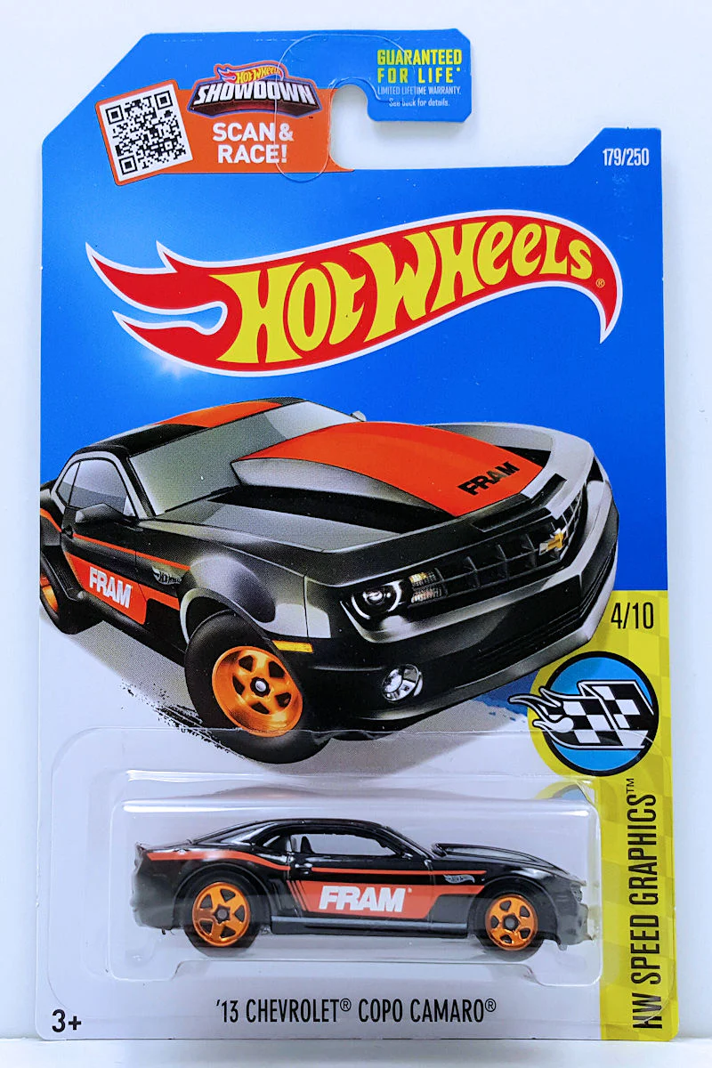 Hot Wheels '13 Chevrolet COPO Camaro 2016 (DHX57)