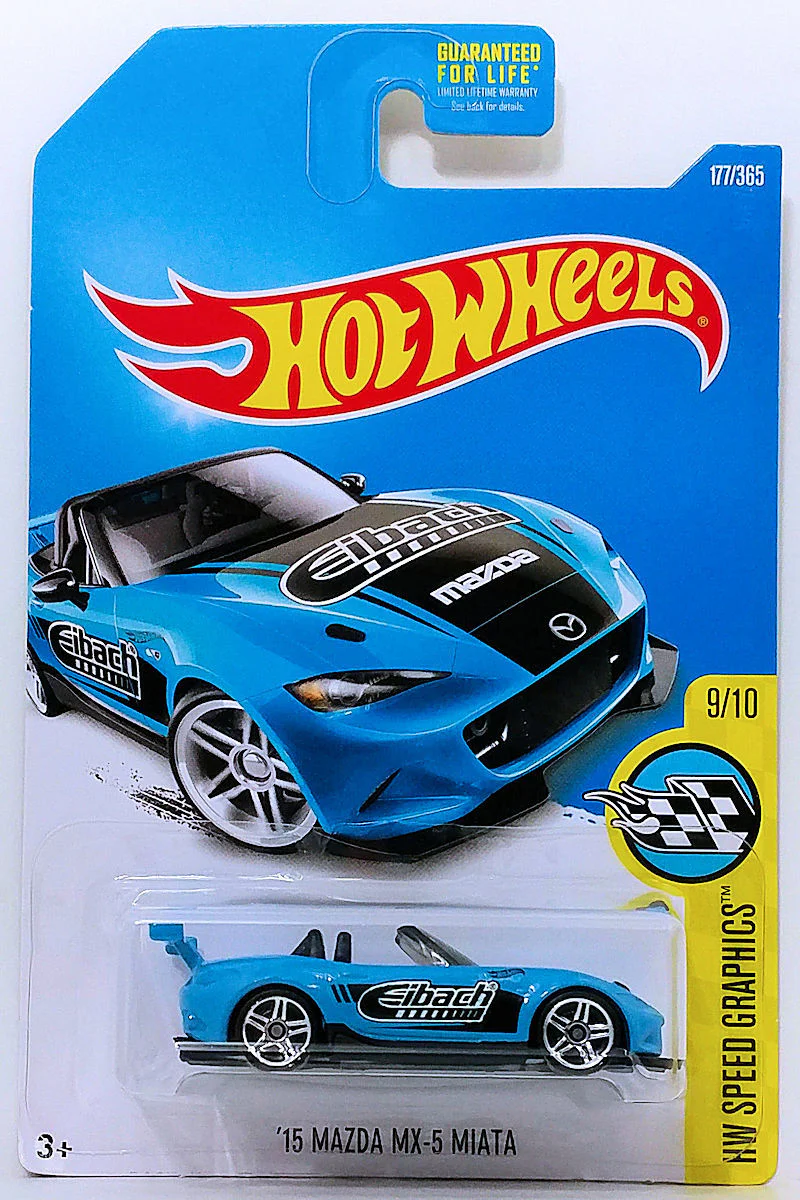 Hot Wheels '15 Mazda MX-5 Miata 2017 (DVB63)