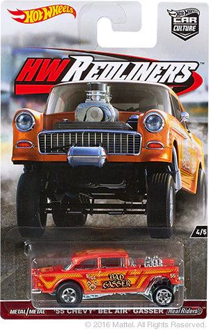 Hot Wheels '55 Chevy Bel Air Gasser 2017 (DWH84)