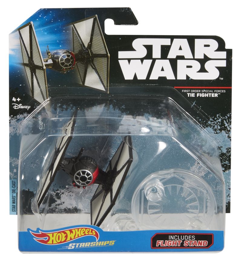 Hot Wheels FIRST ORDER SPECIAL FORCES TIE FIGHTER 2017 (DXX49)