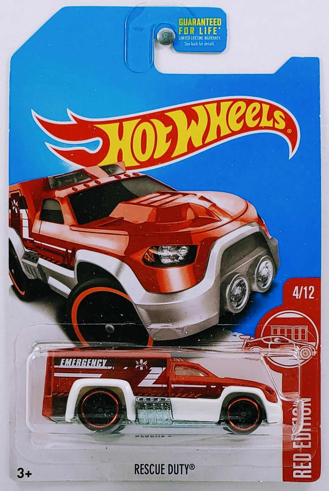 Hot Wheels Rescue Duty 2017 (FBH94)