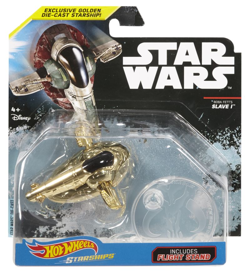 Hot Wheels BOBA FETT'S SLAVE I 2017 (FGR79)