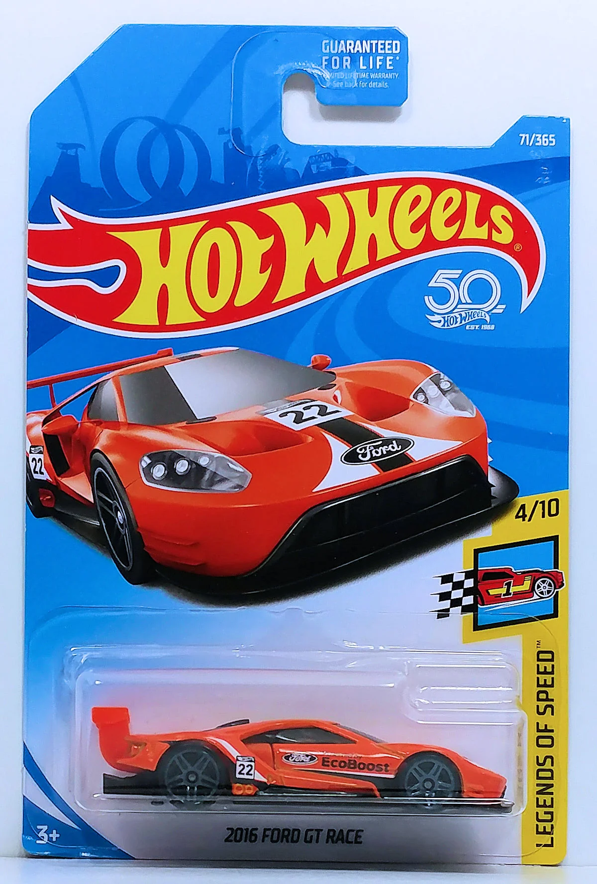 Hot Wheels 2016 Ford GT Race 2018 (FJW45)