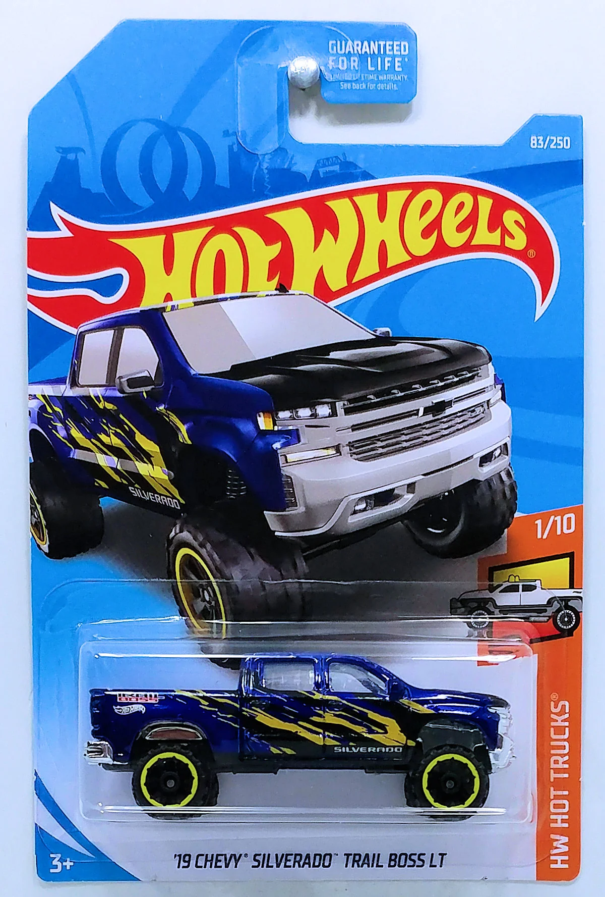 Hot Wheels '19 Chevy Silverado Trail Boss LT 2019 (FYC57)
