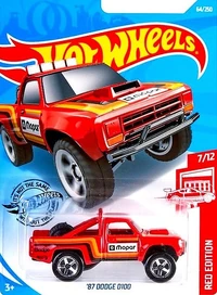 Hot Wheels '87 Dodge D100 2019 (FYG68)
