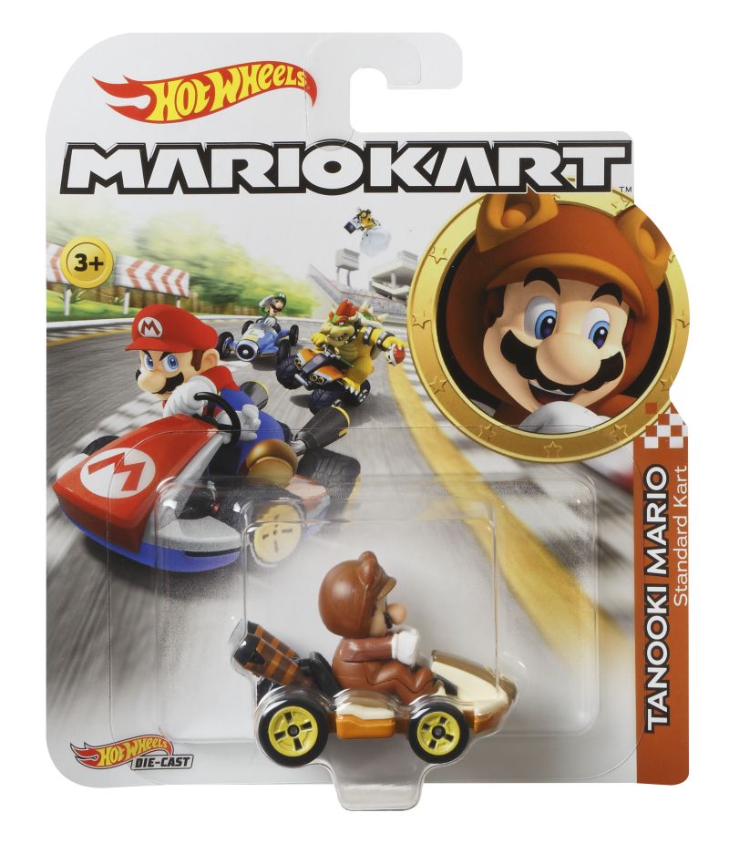 Hot Wheels TANOOKI MARIO STANDARD KART 2019 (GJH55)