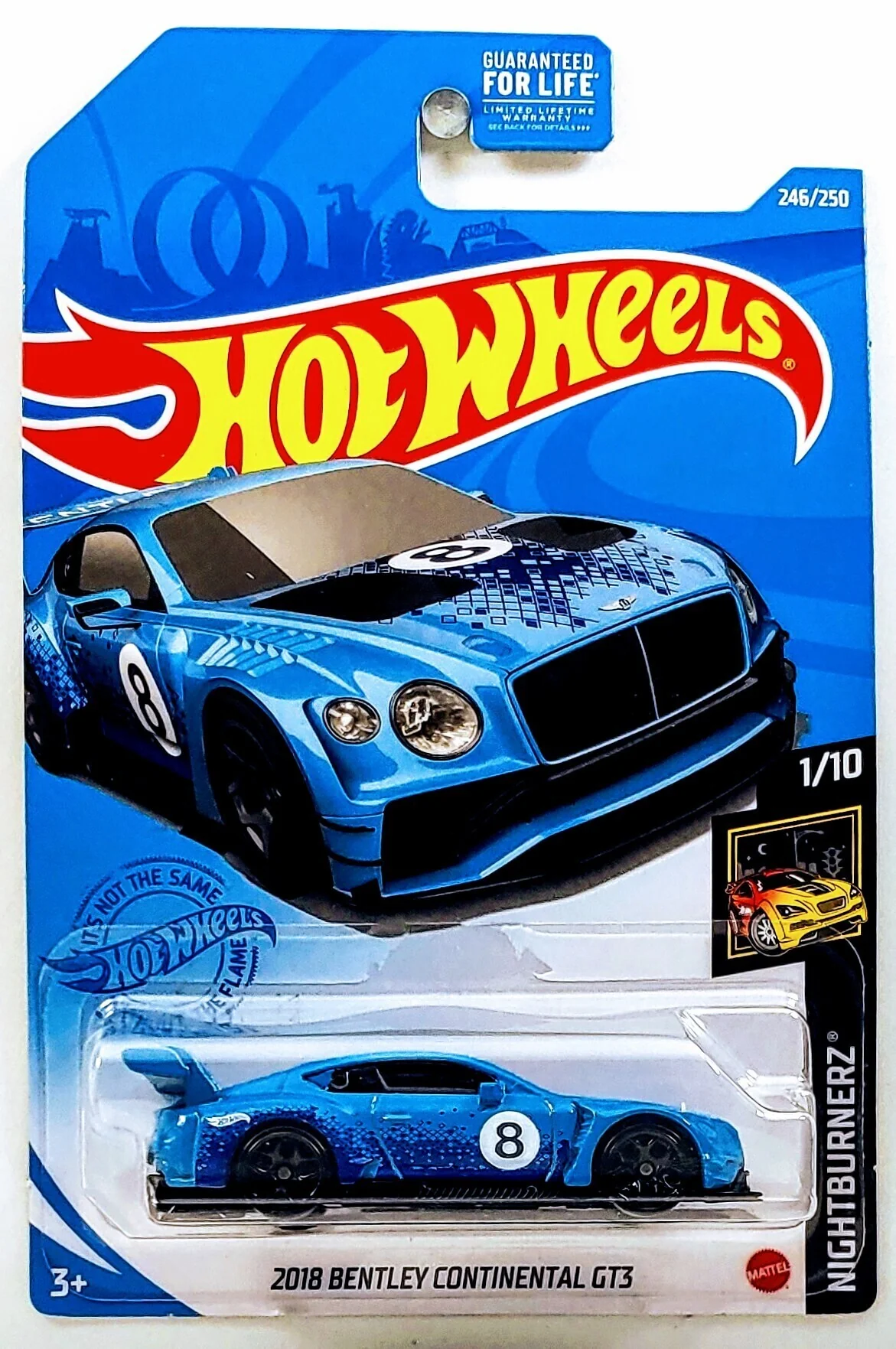 Hot Wheels 2018 Bentley Continental GT3 2020 (GTD37)