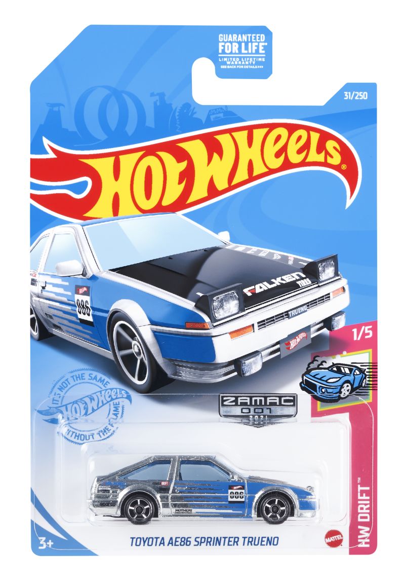 Hot Wheels Toyota AE86 Sprinter Trueno 2021 (GTD14)