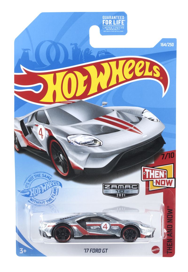 Hot Wheels '17 Ford GT (2nd Color - Zamac) 2021 (GTD23)