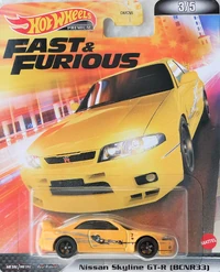 Hot Wheels Nissan Skyline GT-R (BCNR33) 2022 (HCP26)