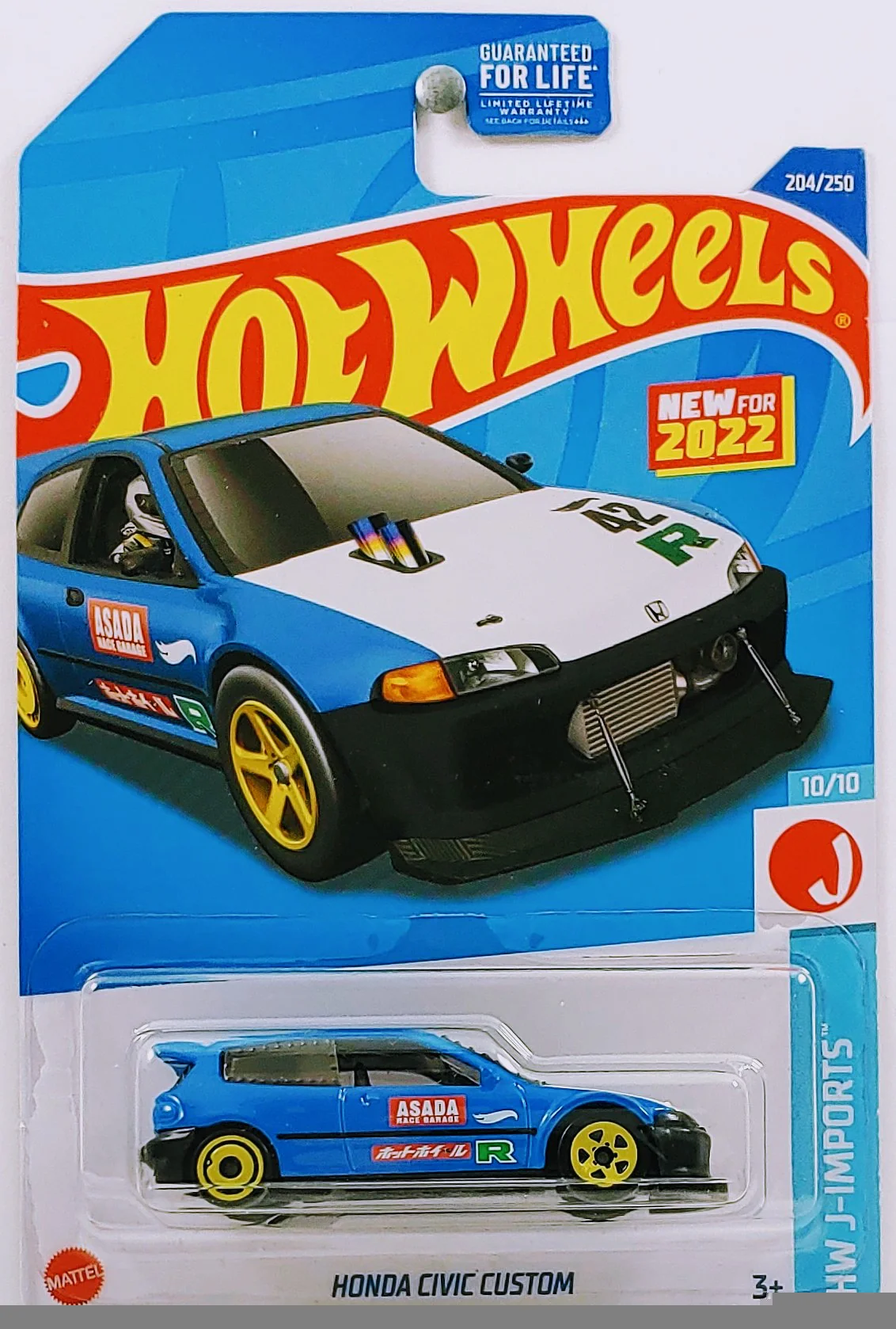 Hot Wheels Honda Civic Custom 2022 (HCT11)