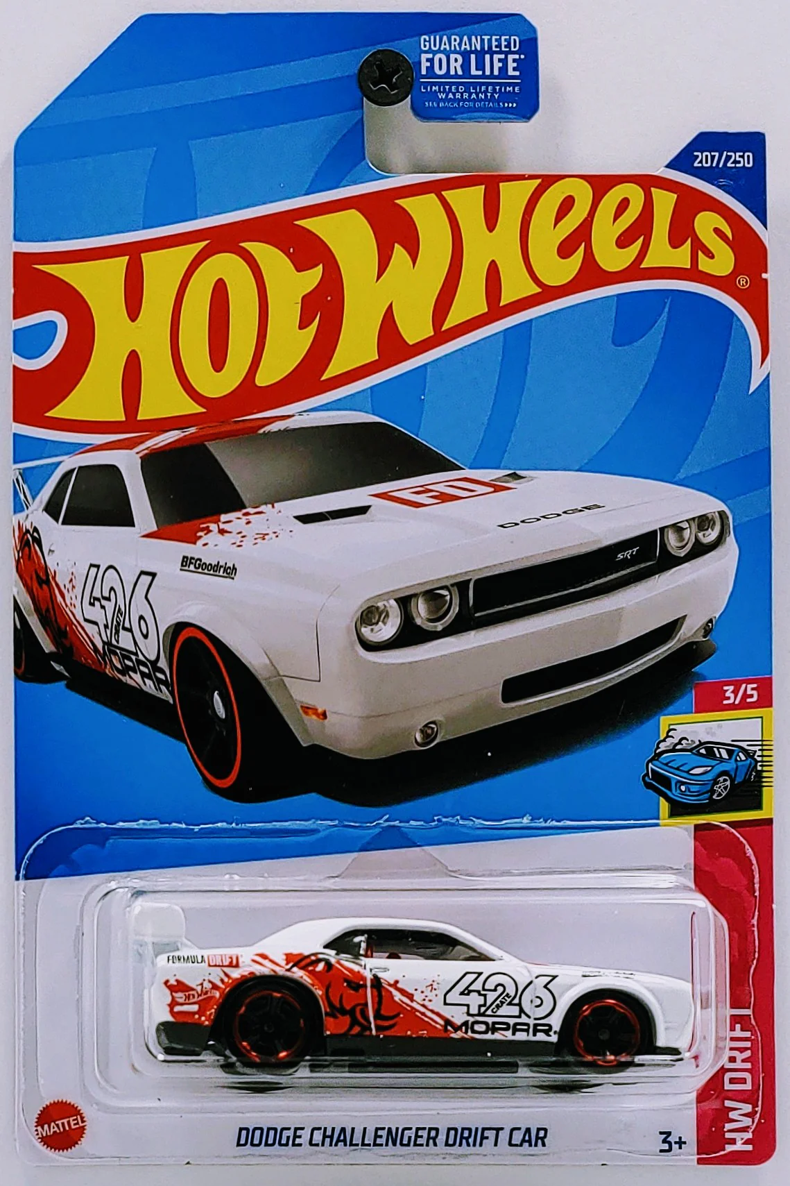 Hot Wheels Dodge Challenger Drift Car 2022 (HCV88)