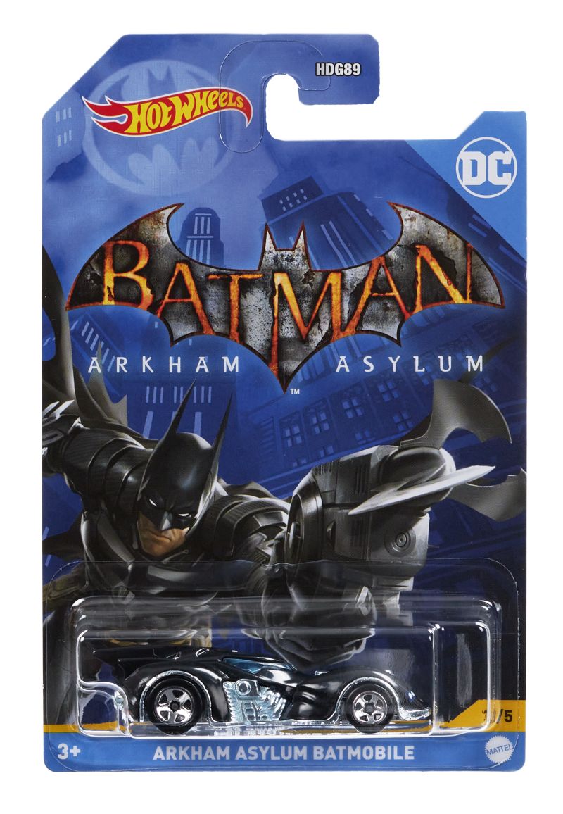 Hot Wheels Arkham Asylum Batmobile 2022 (HDK74)