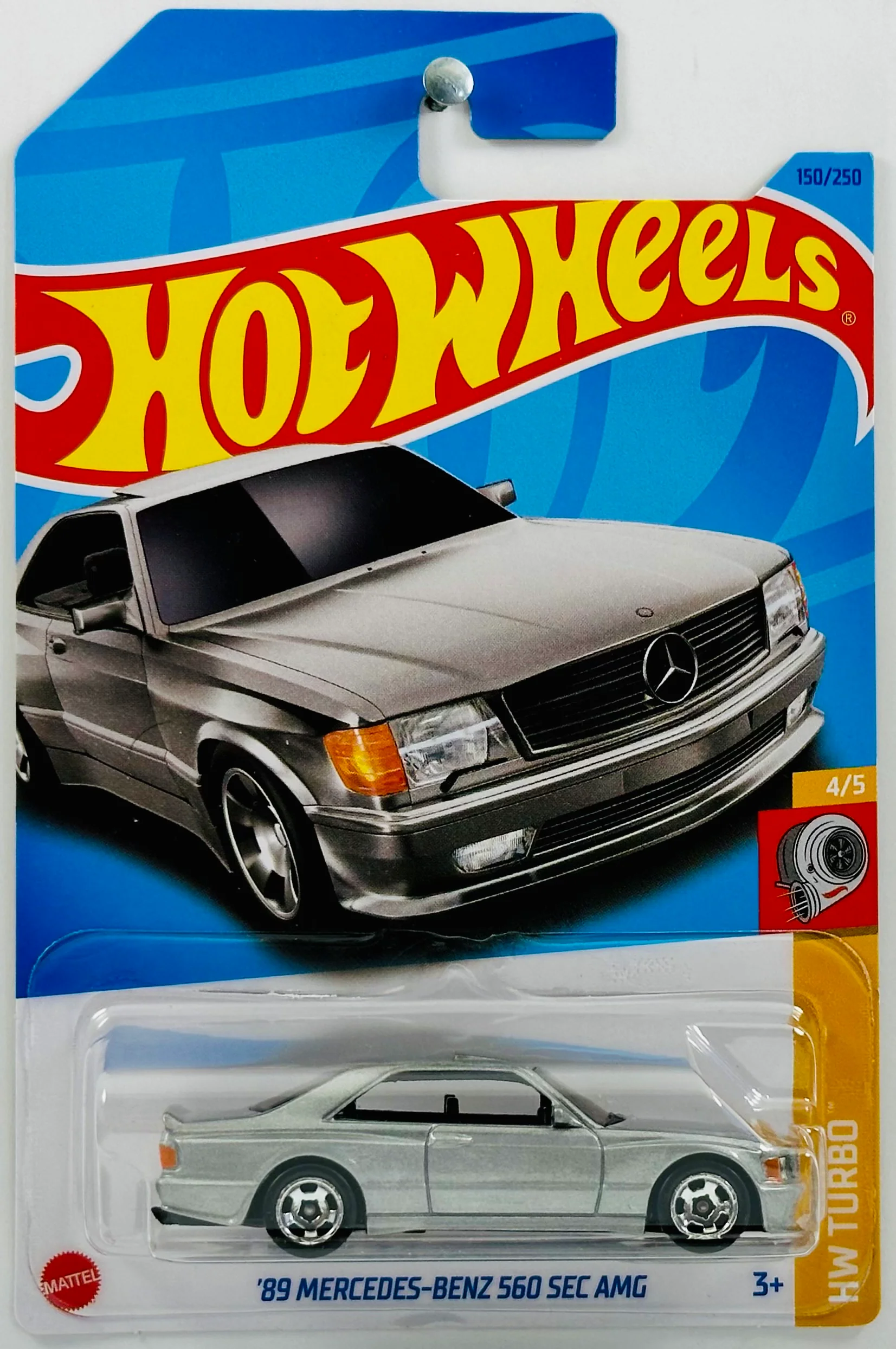 Hot Wheels '89 Mercedes-Benz 560 SEC AMG 2023 (HKK85)