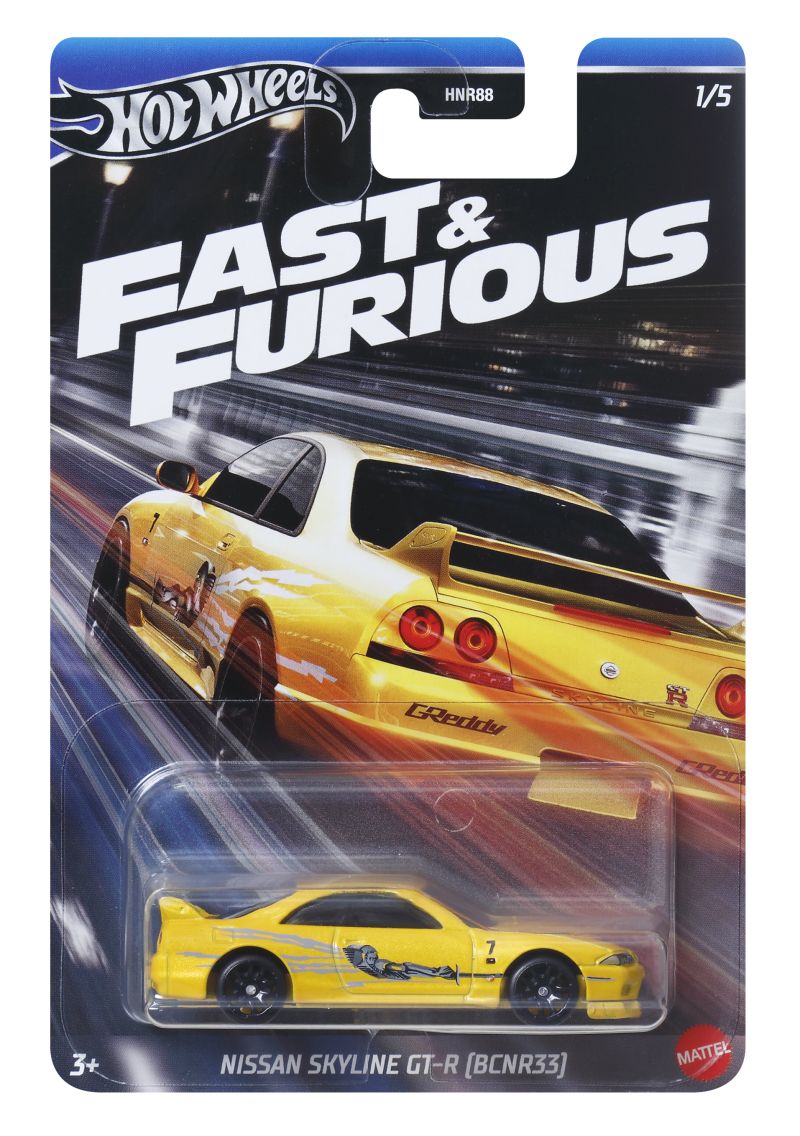 Hot Wheels Nissan Skyline GT-R (BCNR33) 2024 (HRW51)