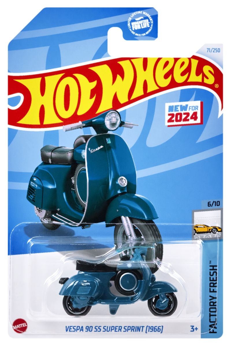 Hot Wheels Vespa 90 SS Super Sprint (1966) 2024 (HTD23)