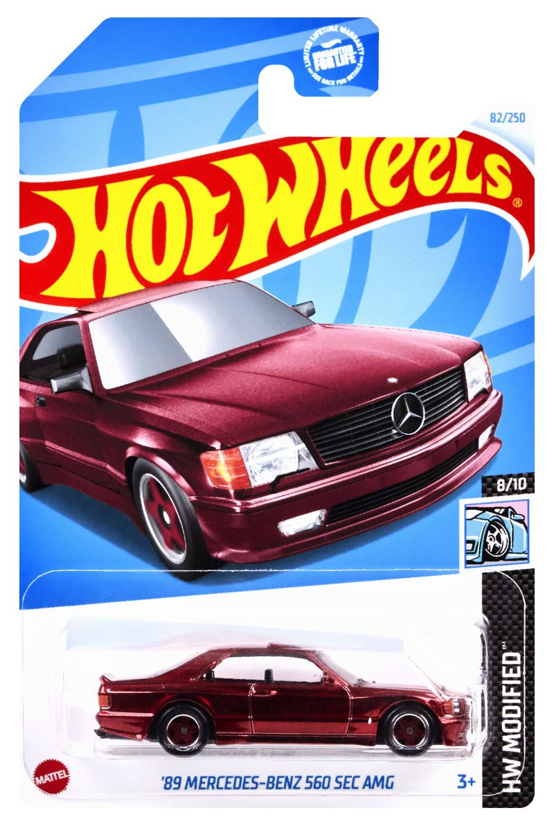 Hot Wheels '89 Mercedes-Benz 560 SEC AMG 2024 (HTF33)