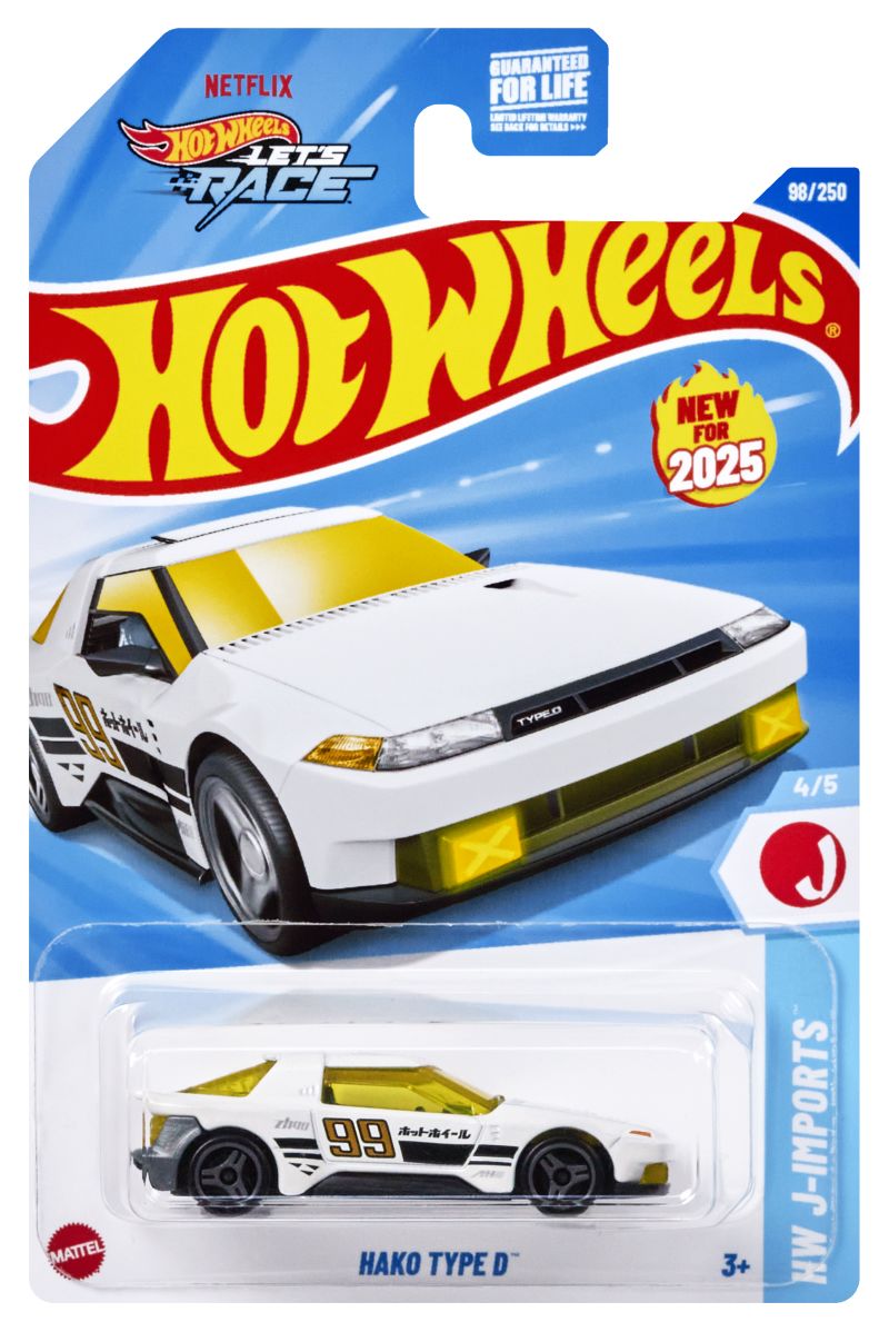 Hot Wheels HAKO TYPE D 2025 (HYW25)