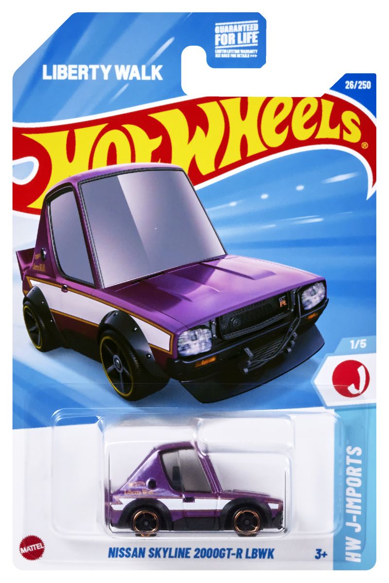 Hot Wheels NISSAN SKYLINE 2000GT-R LBWK 2025 (HYW79)