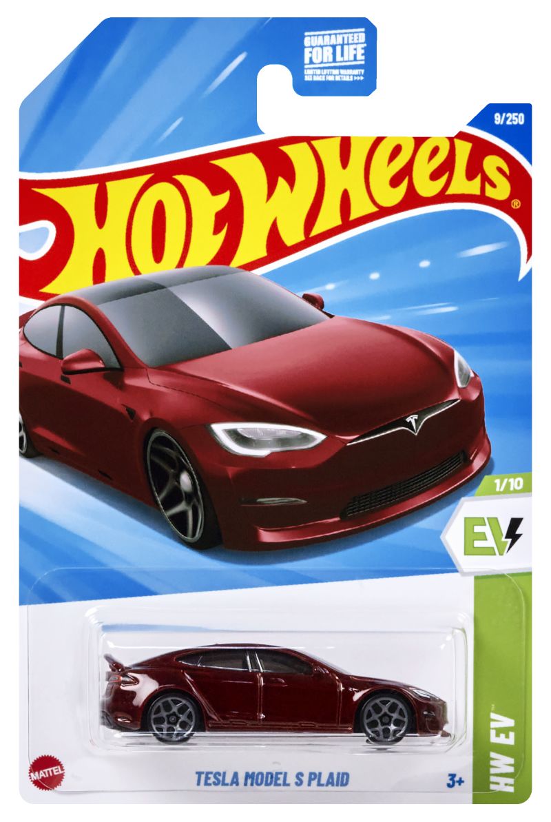Hot Wheels TESLA MODEL S PLAID 2025 (HYW86)
