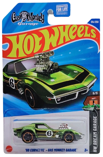 Hot Wheels ’68 CORVETTE® - GAS MONKEY GARAGE 2025 (HYY74)