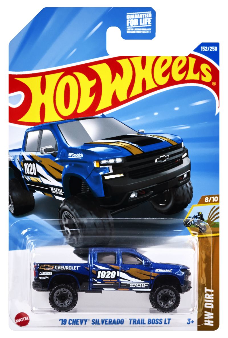 Hot Wheels ’19 CHEVY® SILVERADO TRAIL BOSS LT 2025 (HYY97)