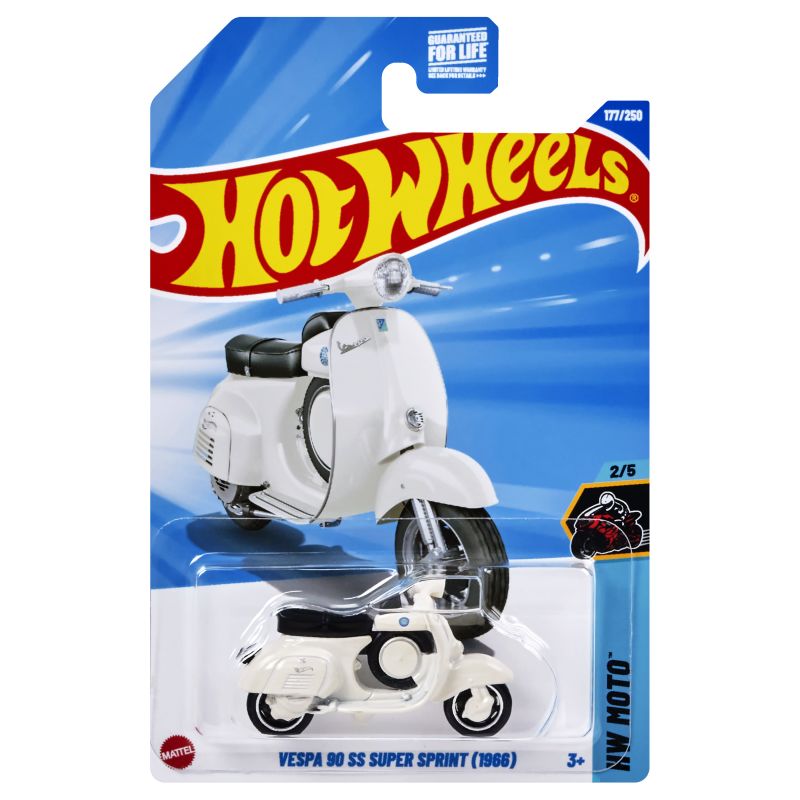 Hot Wheels VESPA 90 SS SUPER SPRINT 2025 (JBB07)