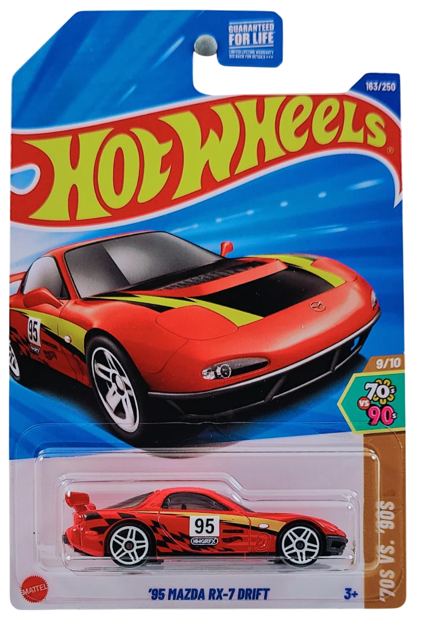 Hot Wheels ’95 MAZDA RX-7 DRIFT 2025 (JBB57)