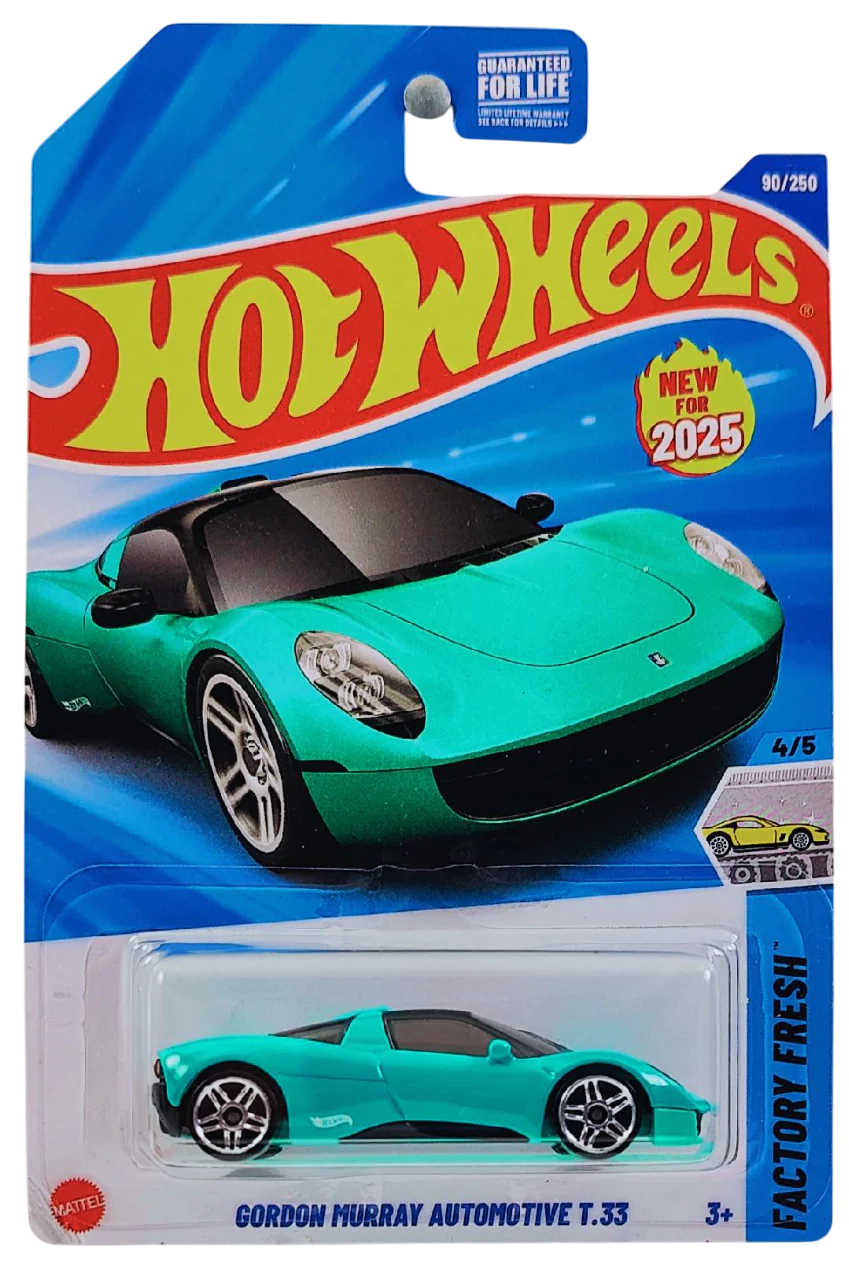 Hot Wheels GORDON MURRAY AUTOMOTIVE T.33 2025 (JBB70)