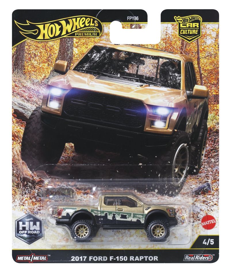 Hot Wheels 2017 FORD F-150 RAPTOR 2025 (JBK70)