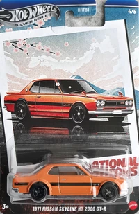 Hot Wheels 1971 NISSAN SKYLINE HT 2000 GT-R 2025 (JBY89)