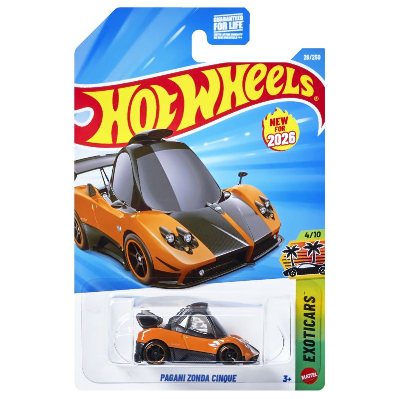Hot Wheels PAGANI ZONDA CINQUE 2026 (JJK75)