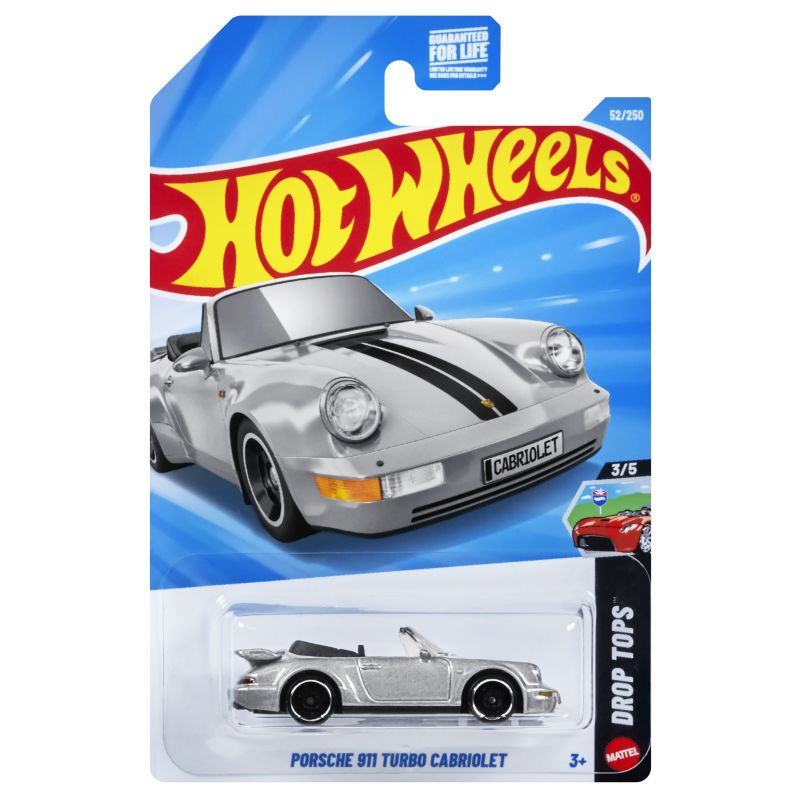 Hot Wheels PORSCHE 911 TURBO CABRIOLET 2026 (JJL82)