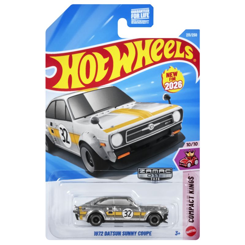Hot Wheels 1972 DATSUN SUNNY COUPE 2026 (JJM41)